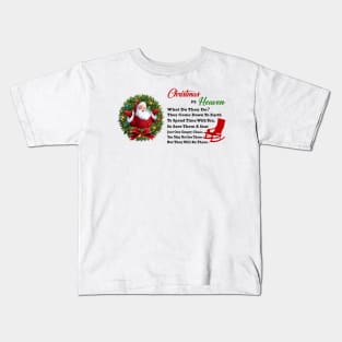 Christmas in Heaven Kids T-Shirt